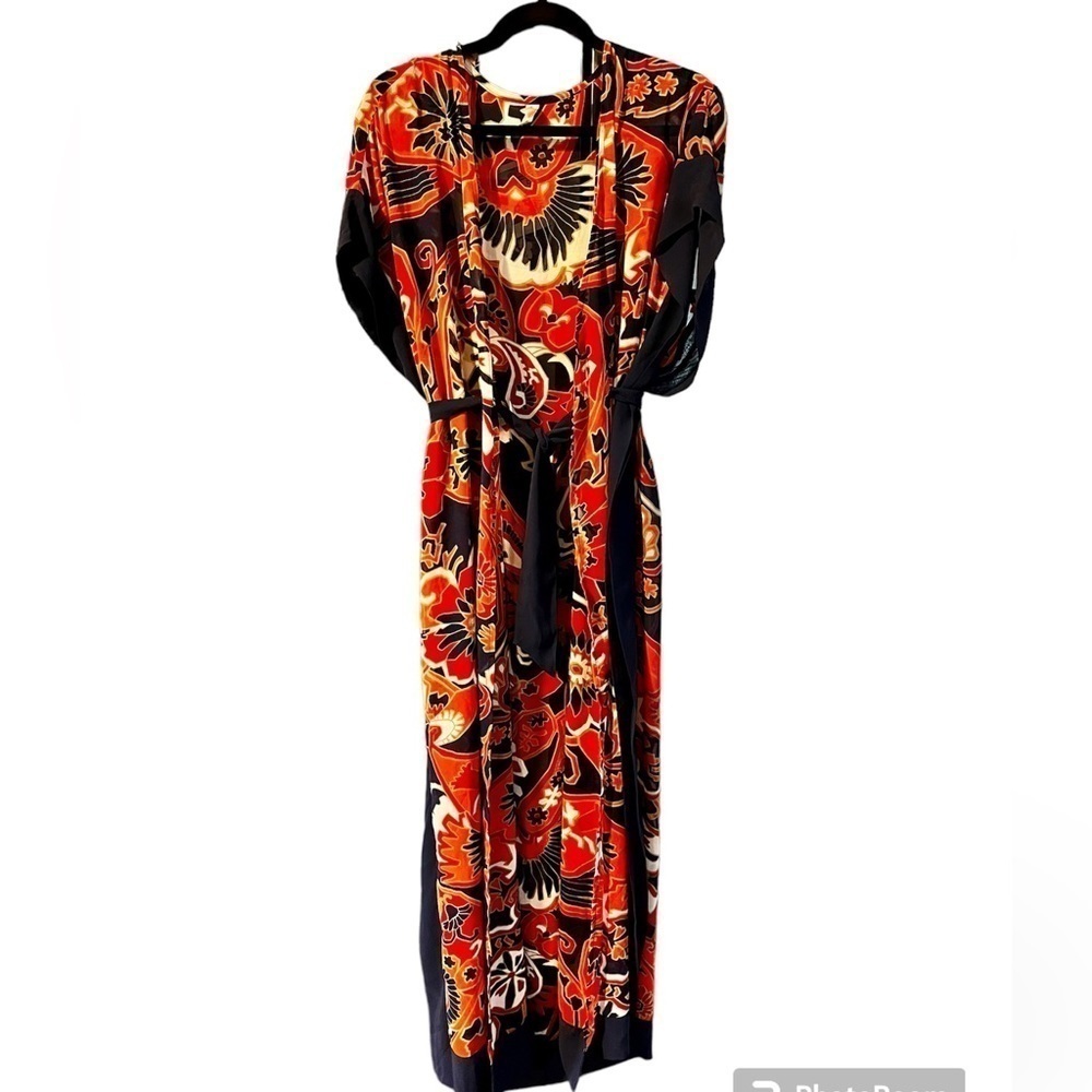 VICTORIA’S Secret XS/S Kimono Duster Robe Coverup ~ Oriental Sheer